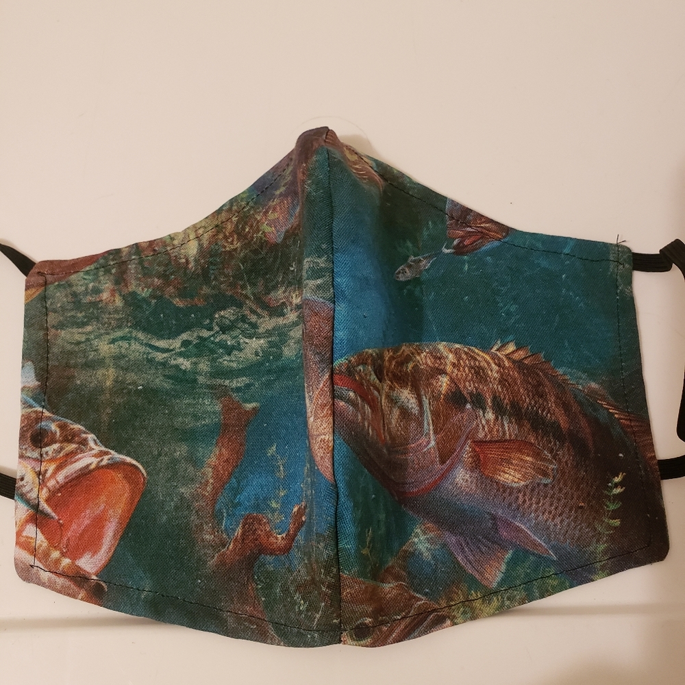 Fish Theme Handmade Face Mask